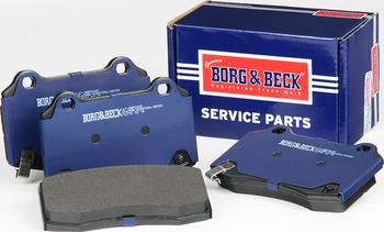 Borg & Beck BBP2649 - Bremžu uzliku kompl., Disku bremzes www.autospares.lv