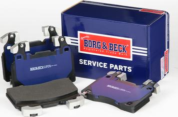 Borg & Beck BBP2656 - Bremžu uzliku kompl., Disku bremzes www.autospares.lv