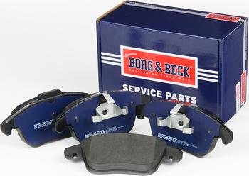 Borg & Beck BBP2614 - Bremžu uzliku kompl., Disku bremzes www.autospares.lv