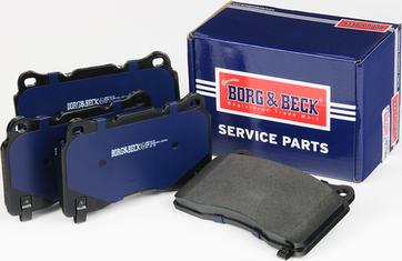 Borg & Beck BBP2612 - Bremžu uzliku kompl., Disku bremzes www.autospares.lv