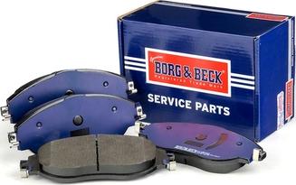 Borg & Beck BBP2689 - Bremžu uzliku kompl., Disku bremzes www.autospares.lv