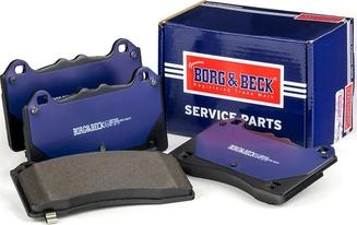 Borg & Beck BBP2688 - Тормозные колодки, дисковые, комплект www.autospares.lv