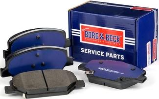 Borg & Beck BBP2687 - Bremžu uzliku kompl., Disku bremzes www.autospares.lv