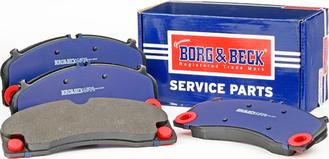 Borg & Beck BBP2635 - Bremžu uzliku kompl., Disku bremzes www.autospares.lv