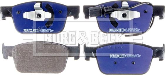 Borg & Beck BBP2631 - Bremžu uzliku kompl., Disku bremzes www.autospares.lv