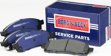 Borg & Beck BBP2627 - Bremžu uzliku kompl., Disku bremzes www.autospares.lv