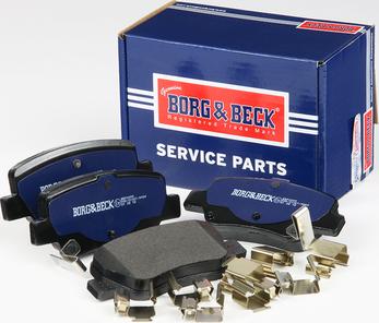 Borg & Beck BBP2099 - Bremžu uzliku kompl., Disku bremzes www.autospares.lv