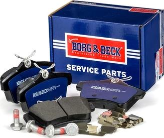 Borg & Beck BBP2095 - Bremžu uzliku kompl., Disku bremzes www.autospares.lv