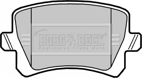 Borg & Beck BBP2044 - Bremžu uzliku kompl., Disku bremzes autospares.lv