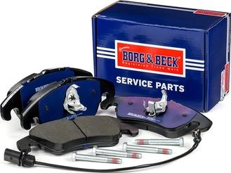 Borg & Beck BBP2045 - Bremžu uzliku kompl., Disku bremzes www.autospares.lv