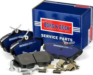 Borg & Beck BBP2043 - Bremžu uzliku kompl., Disku bremzes autospares.lv