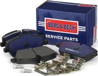 Borg & Beck BBP2051 - Bremžu uzliku kompl., Disku bremzes www.autospares.lv