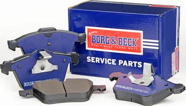 Borg & Beck BBP2058 - Bremžu uzliku kompl., Disku bremzes www.autospares.lv