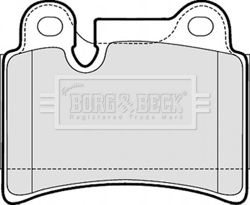 Borg & Beck BBP2053 - Bremžu uzliku kompl., Disku bremzes autospares.lv