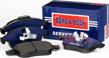 Borg & Beck BBP2057 - Bremžu uzliku kompl., Disku bremzes www.autospares.lv