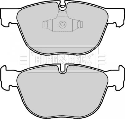 Borg & Beck BBP2066 - Bremžu uzliku kompl., Disku bremzes www.autospares.lv