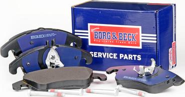 Borg & Beck BBP2061 - Bremžu uzliku kompl., Disku bremzes www.autospares.lv