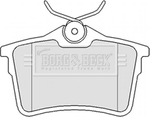 Borg & Beck BBP2063 - Bremžu uzliku kompl., Disku bremzes www.autospares.lv