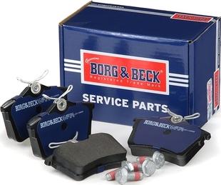 Borg & Beck BBP2063 - Bremžu uzliku kompl., Disku bremzes www.autospares.lv