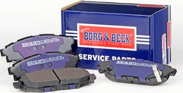 Borg & Beck BBP2004 - Bremžu uzliku kompl., Disku bremzes www.autospares.lv