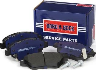 Borg & Beck BBP2000 - Bremžu uzliku kompl., Disku bremzes www.autospares.lv