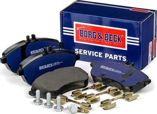 Borg & Beck BBP2008 - Bremžu uzliku kompl., Disku bremzes www.autospares.lv