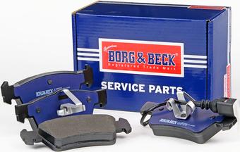 Borg & Beck BBP2010 - Bremžu uzliku kompl., Disku bremzes www.autospares.lv