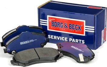 Borg & Beck BBP2089 - Bremžu uzliku kompl., Disku bremzes www.autospares.lv