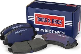 Borg & Beck BBP2084 - Bremžu uzliku kompl., Disku bremzes www.autospares.lv