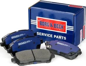 Borg & Beck BBP2085 - Тормозные колодки, дисковые, комплект www.autospares.lv