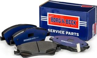 Borg & Beck BBP2080 - Bremžu uzliku kompl., Disku bremzes www.autospares.lv