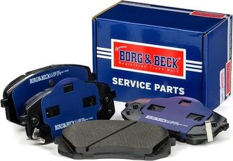 Borg & Beck BBP2081 - Bremžu uzliku kompl., Disku bremzes www.autospares.lv