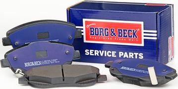 Borg & Beck BBP2088 - Bremžu uzliku kompl., Disku bremzes www.autospares.lv