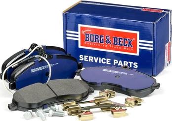 Borg & Beck BBP2030 - Bremžu uzliku kompl., Disku bremzes www.autospares.lv