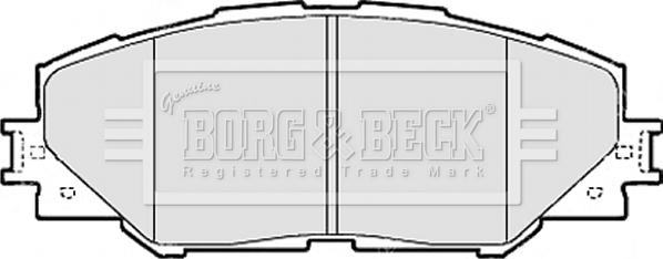 Borg & Beck BBP2079 - Bremžu uzliku kompl., Disku bremzes www.autospares.lv