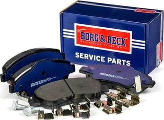 Borg & Beck BBP2074 - Тормозные колодки, дисковые, комплект www.autospares.lv