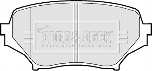 Borg & Beck BBP2075 - Bremžu uzliku kompl., Disku bremzes www.autospares.lv