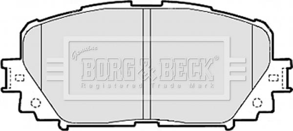 Borg & Beck BBP2073 - Bremžu uzliku kompl., Disku bremzes autospares.lv