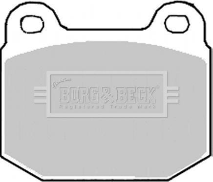 Borg & Beck BBP2194 - Brake Pad Set, disc brake www.autospares.lv