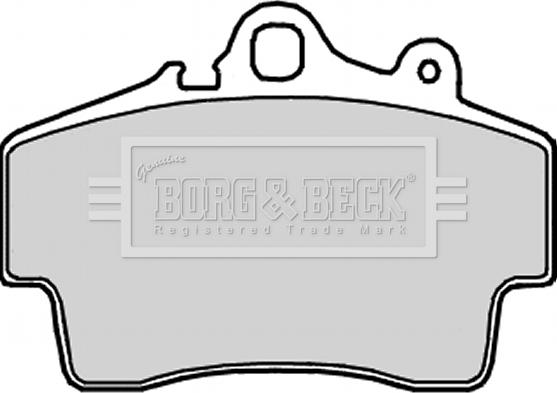 Borg & Beck BBP2191 - Bremžu uzliku kompl., Disku bremzes www.autospares.lv