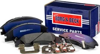 Borg & Beck BBP2140 - Bremžu uzliku kompl., Disku bremzes www.autospares.lv