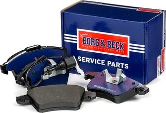 Borg & Beck BBP2143 - Bremžu uzliku kompl., Disku bremzes www.autospares.lv