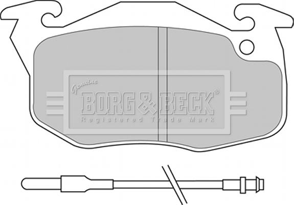 Borg & Beck BBP2159 - Bremžu uzliku kompl., Disku bremzes www.autospares.lv