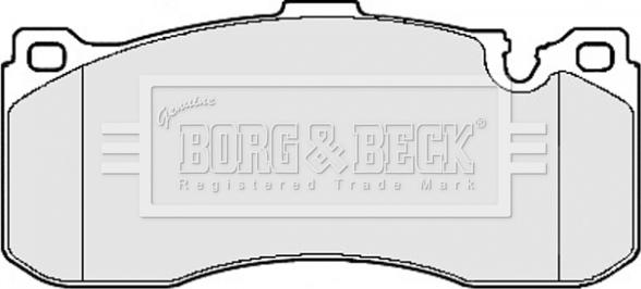 Borg & Beck BBP2155 - Bremžu uzliku kompl., Disku bremzes www.autospares.lv