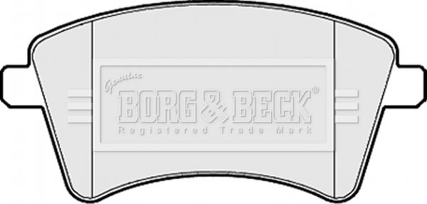 Borg & Beck BBP2152 - Bremžu uzliku kompl., Disku bremzes www.autospares.lv