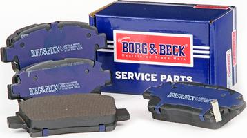 Borg & Beck BBP2164 - Bremžu uzliku kompl., Disku bremzes www.autospares.lv