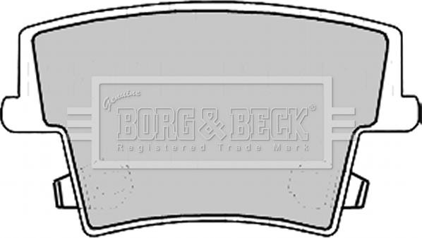 Borg & Beck BBP2168 - Bremžu uzliku kompl., Disku bremzes www.autospares.lv