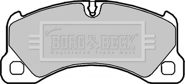 Borg & Beck BBP2101 - Bremžu uzliku kompl., Disku bremzes www.autospares.lv