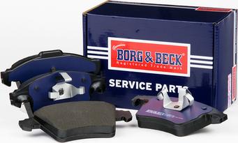 Borg & Beck BBP2108 - Bremžu uzliku kompl., Disku bremzes www.autospares.lv