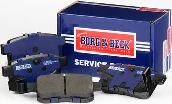 Borg & Beck BBP2103 - Bremžu uzliku kompl., Disku bremzes www.autospares.lv